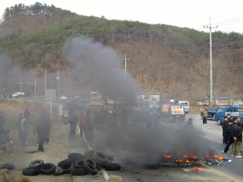 불타는 경주경주와 동경주간 완전 교통단절! 