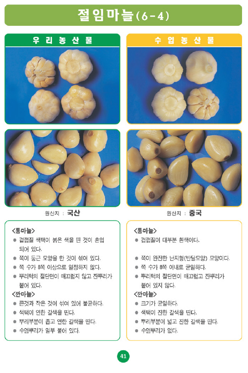 [포토소식]우리농산물 구별법절임 마늘!!
