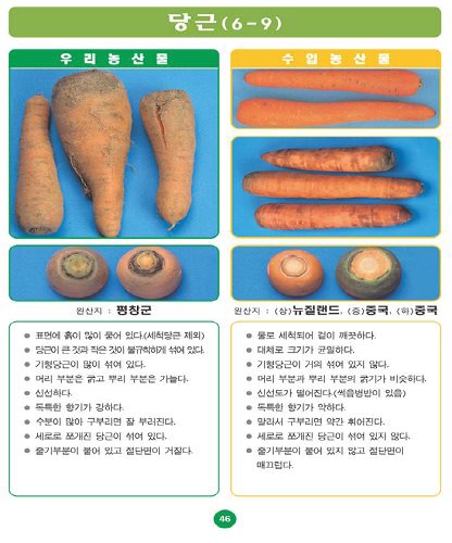 〔포토소식〕우리농산물 구별법 '당근'