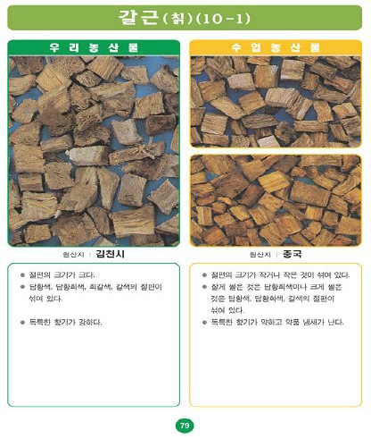 〔포토소식〕우리농산물 구별법갈근!!