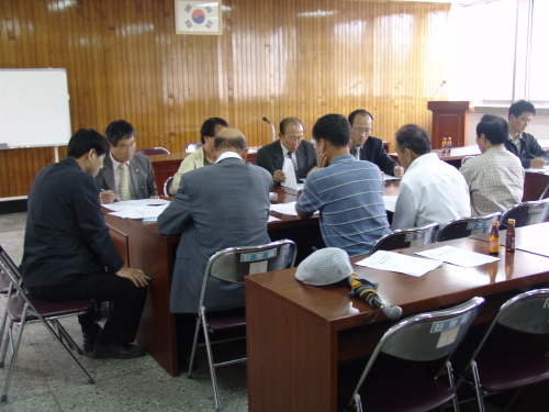 (구)경산IC 교차로 개선 주민설명회 교차로 주변 신호..