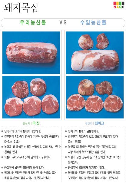 [포토소식] '돼지목심' 사진으로 알아보는 우리농축산물..