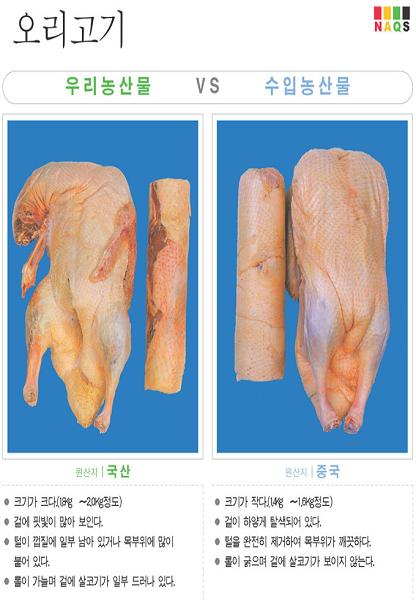 [포토소식] '오리고기'  사진으로 알아보는 우리농축산..