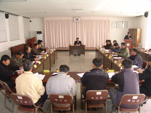 경산시 자인면 이장회의 개최 대선투표소 현황, 불우이웃..