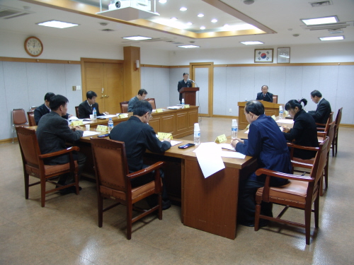 2007 경산시 부서평가 실시 직원으로 구성된 평가위원..