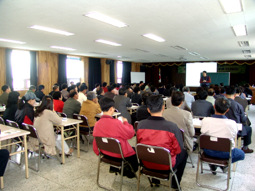 시설포도(거봉) 하우스 재배교육  이석호 박사, 생장조..