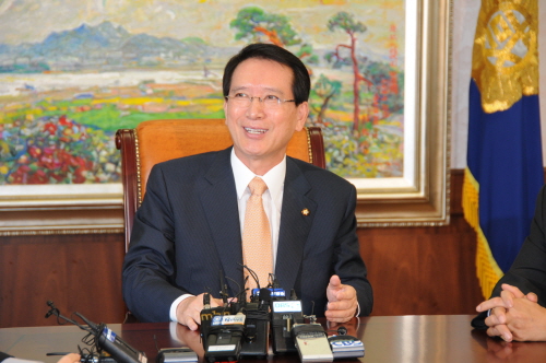 김형오 국회의장, 원구성 촉구 호소! 여야 3당 원내대..