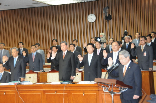 미국산쇠고기 관련 실태규명 조사 5일, 국회 국정조사 ..