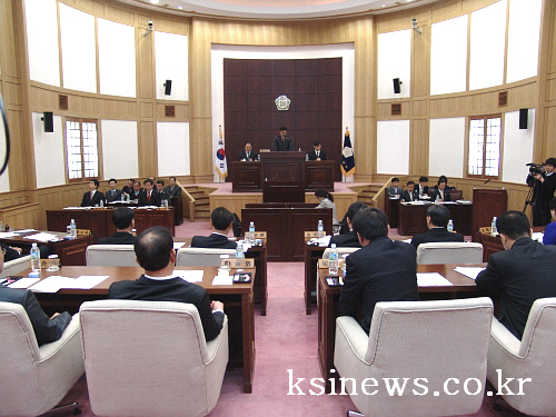 제124회 임시회 오는 29일 개회 행정사무감사 계획서..