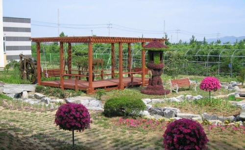 경산농기센터, 테마학습장 조성! 생태연못과 덩굴식물 등..