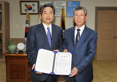 (주)설천농장 장학금 300만원 기탁 고소득 기업형 농..