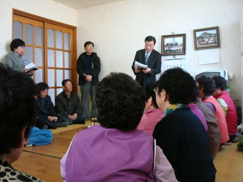 자인면, 1일 1마을 방문 행정 추진 현장의 주민불편사..
