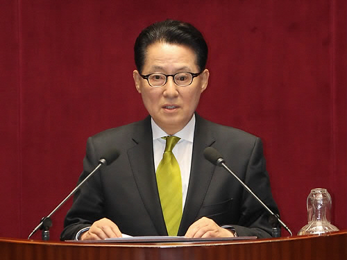 “대통령님! 정치에서 손 떼십시오!” 박지원 민주당 원..
