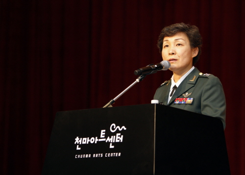 여성장군 송명순 준장 모교 특강! ‘여성의 리더십과 가..