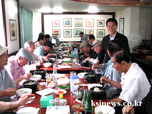 경산상이군경회, 고령 회원 식사 만찬 동 지역 상이군경..
