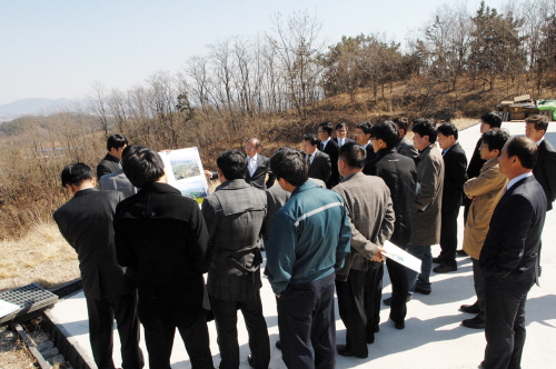 ‘송림저수지 둑 높이기 사업’ 설명회 지역 기관단체 초..