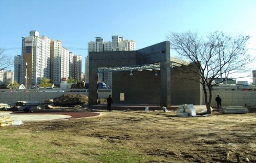 경산 남천둔치 야외공연장 준공 중방농악보존회, 농사굿 ..