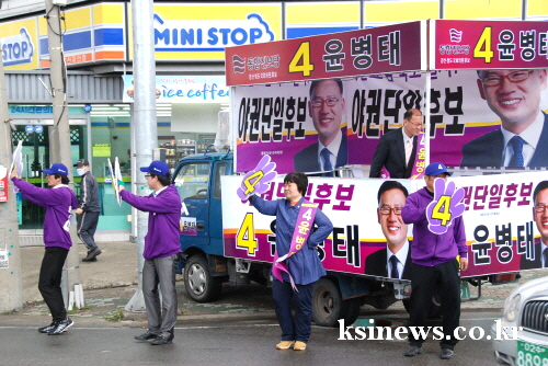 [포토뉴스] 총선 D-8, 현장 속으로~ 자인공설시장,..
