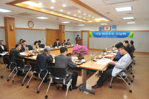 경산시-야권 시의원 ‘시정추진 간담회’ 국·도비 확보방..