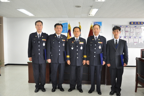 경산署, 1일자 승진 임용 경위 3명, 행정관 전산서기..