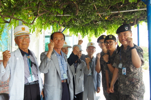 “선배님! 절대 잊지 않겠습니다!” 육군 50사단 경산..