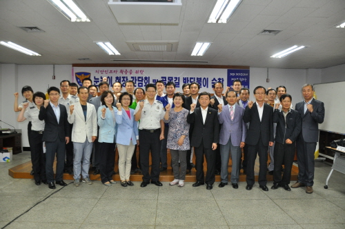 영대 원룸단지 ‘골목길 반딧불이 순찰’ 경산경찰, 유관..