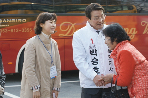 박승호 예비후보 “나는 경산의 사위!” 경산 선거유세 ..