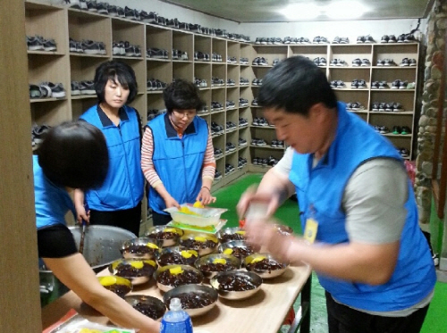군 장병들을 위한 자장면 봉사 공화춘·다옴봉사회, 남천..