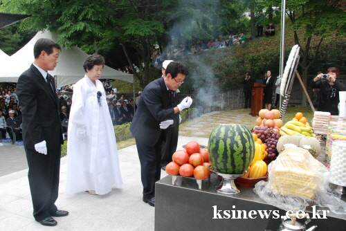 순국선열, 호국영령의 넋 추모 성암산 충혼탑에서 제59..