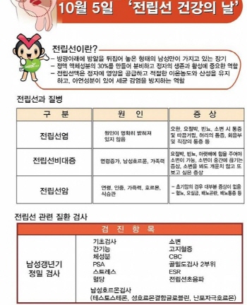 ‘전립선’, 관련 질환과 진단·예방법 [건강상식] 한국..