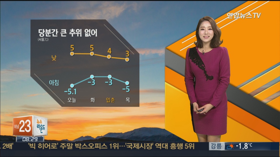 큰 한파 없이 쌀쌀한 날씨 이어져 [경산지역 주간 날씨..