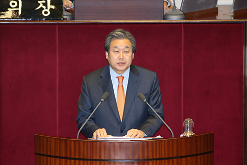 김무성 “증세 없는 복지, 불가능!” 국회 교섭단체 연..