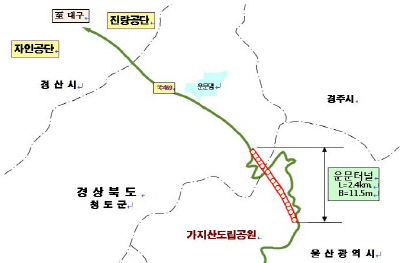 경산~울산 간 직결도로 구축된다! 경북도, 청도 운문령..