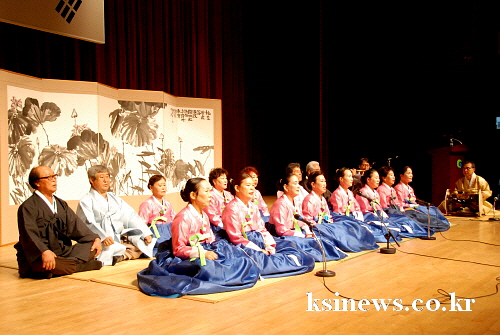 전국 소리꾼들 경산에서 정가 경창 제14회 전국정가경창..