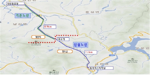 경산~청도, “시내버스 운행된다!” 남산2번, 동곡 순..