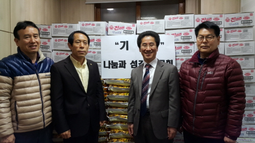 ‘나눔과 섬김의 교회’ 사랑나눔 실천 서부1동 주민센터..