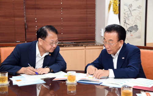 김관용 지사, 국비확보 “발로 뛴다!” 새누리당 예산정..