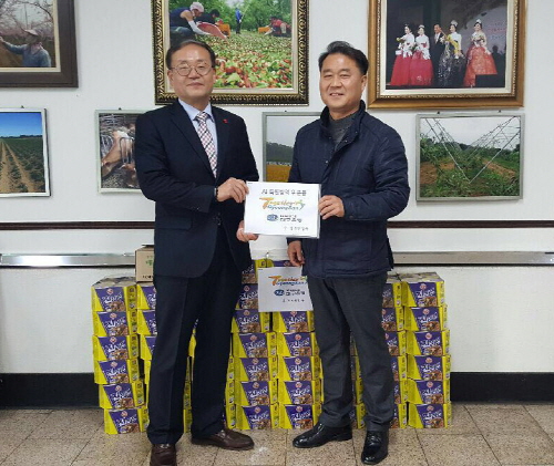 AI방역초소에 물품 후원 이어져~ 경산축협·대구은행, ..