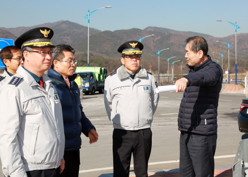 박화진 경북경찰청장, 경산 방문 금호강변 AI초소 및 ..