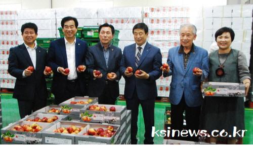 경산농협 공판장·APC ‘개장’ 복숭아 신선·선비, 자..