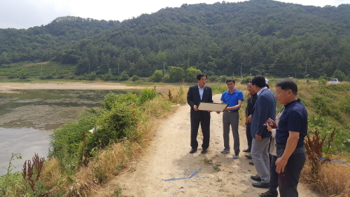 경산시 가뭄대책에 예산 4억원 투입 최영조 시장, 남산..