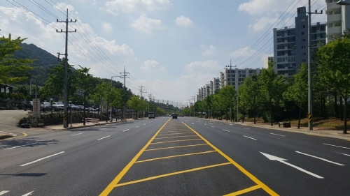신공법 도로포장으로 교통소음 ‘해소’ 경산시, 삼성현로..