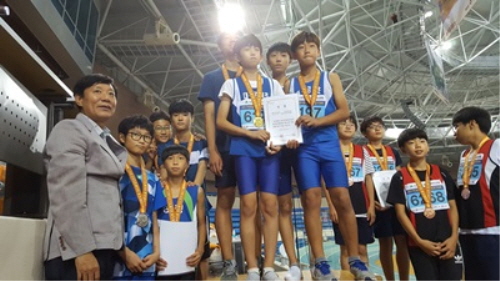 정평초 육상부, 전국대회 금메달 2017 꿈나무 전국실..
