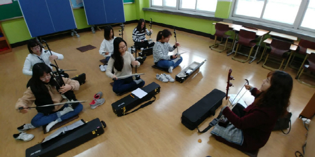 가야금, 해금 배우며 감수성 키운다!