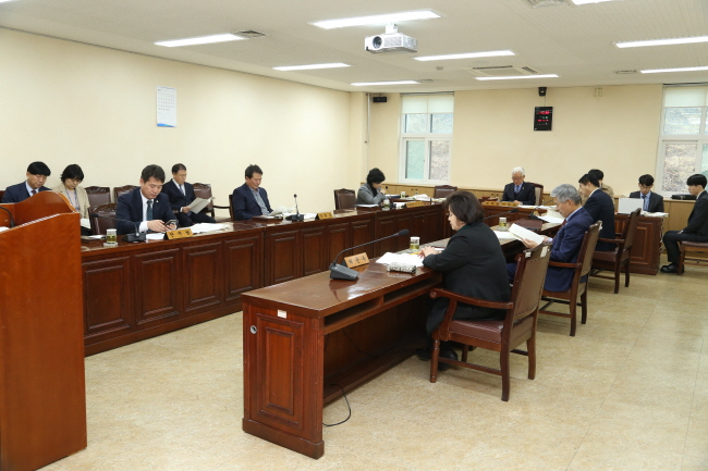 시의회, 오는 3월 7일 올해 첫 회기