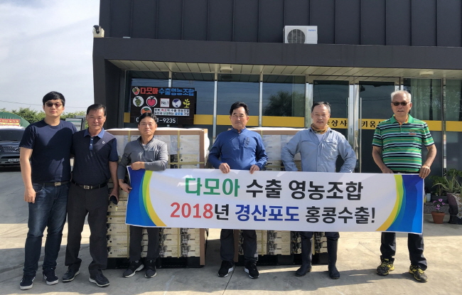 경산포도, 홍콩 첫 수출길에 올라 
