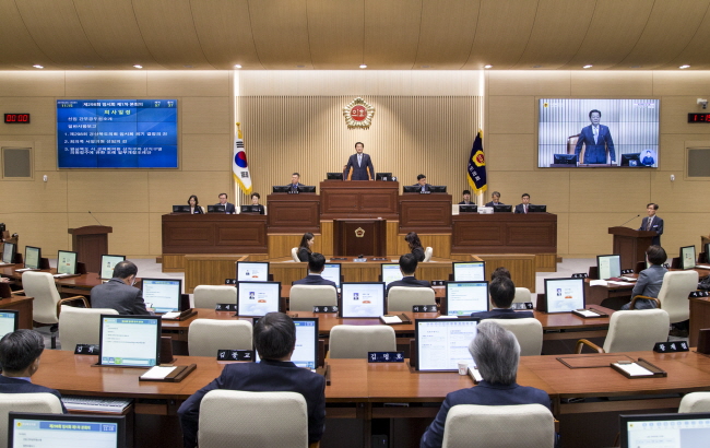 제11대 도의회, 내일부터 첫 임시회