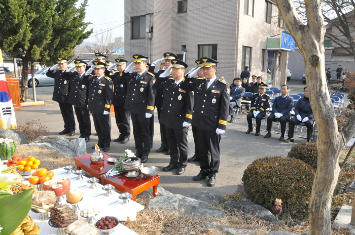 남산 공비피습 순직경찰관 추념식 열려