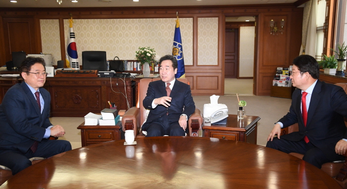 이철우 지사&권영진 시장 총리 면담