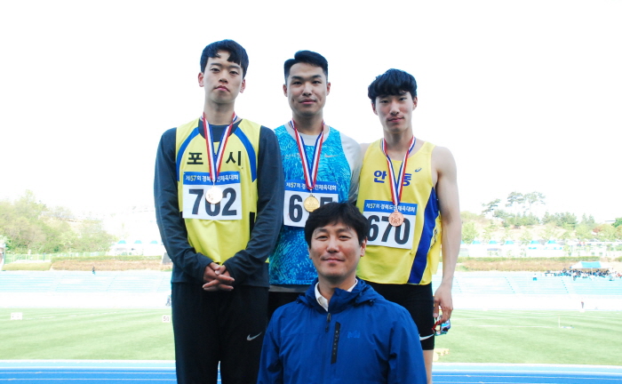 경산시청 이규형, 100m 대회신기록 수립